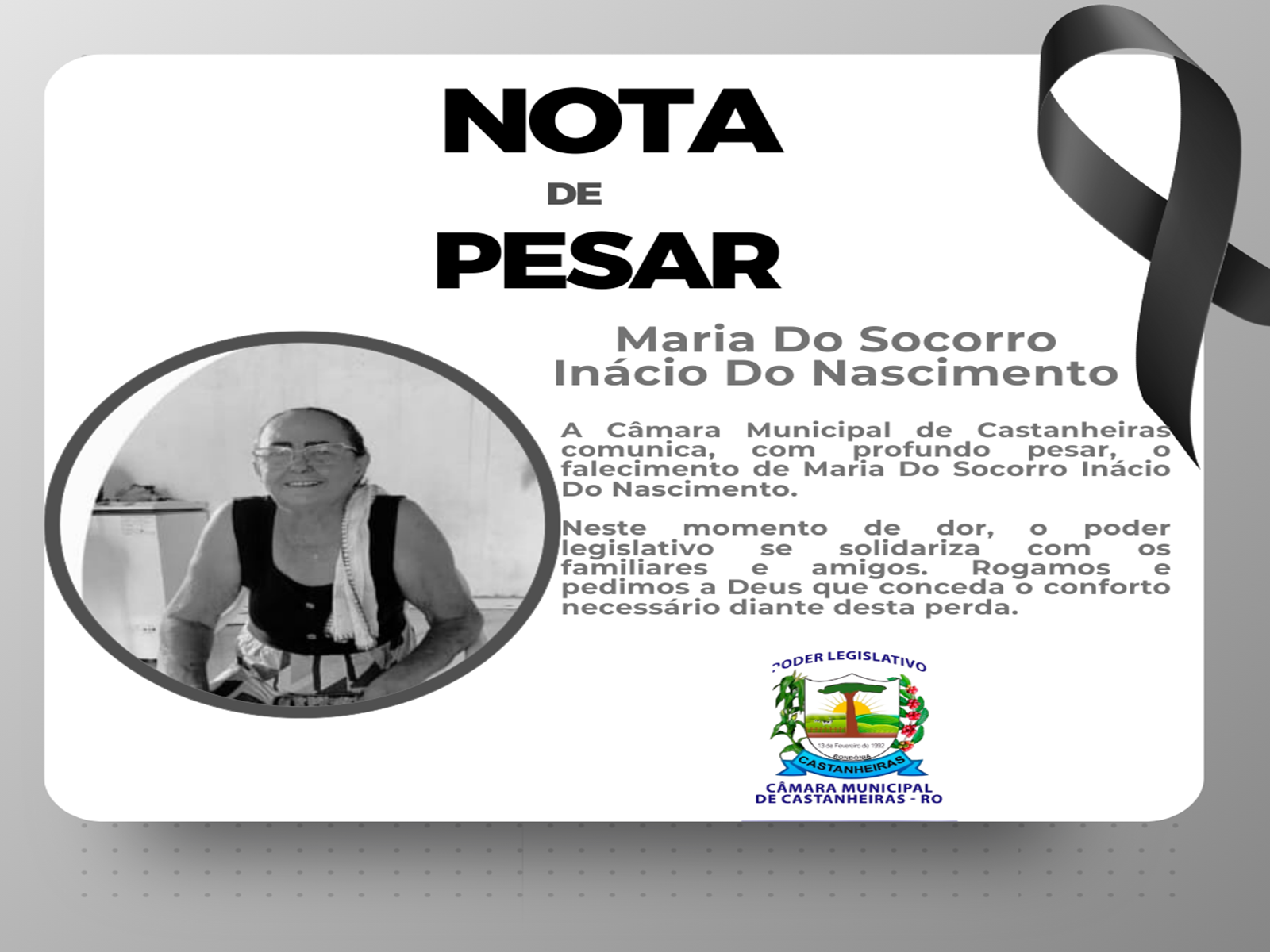 Nota de Pesar 