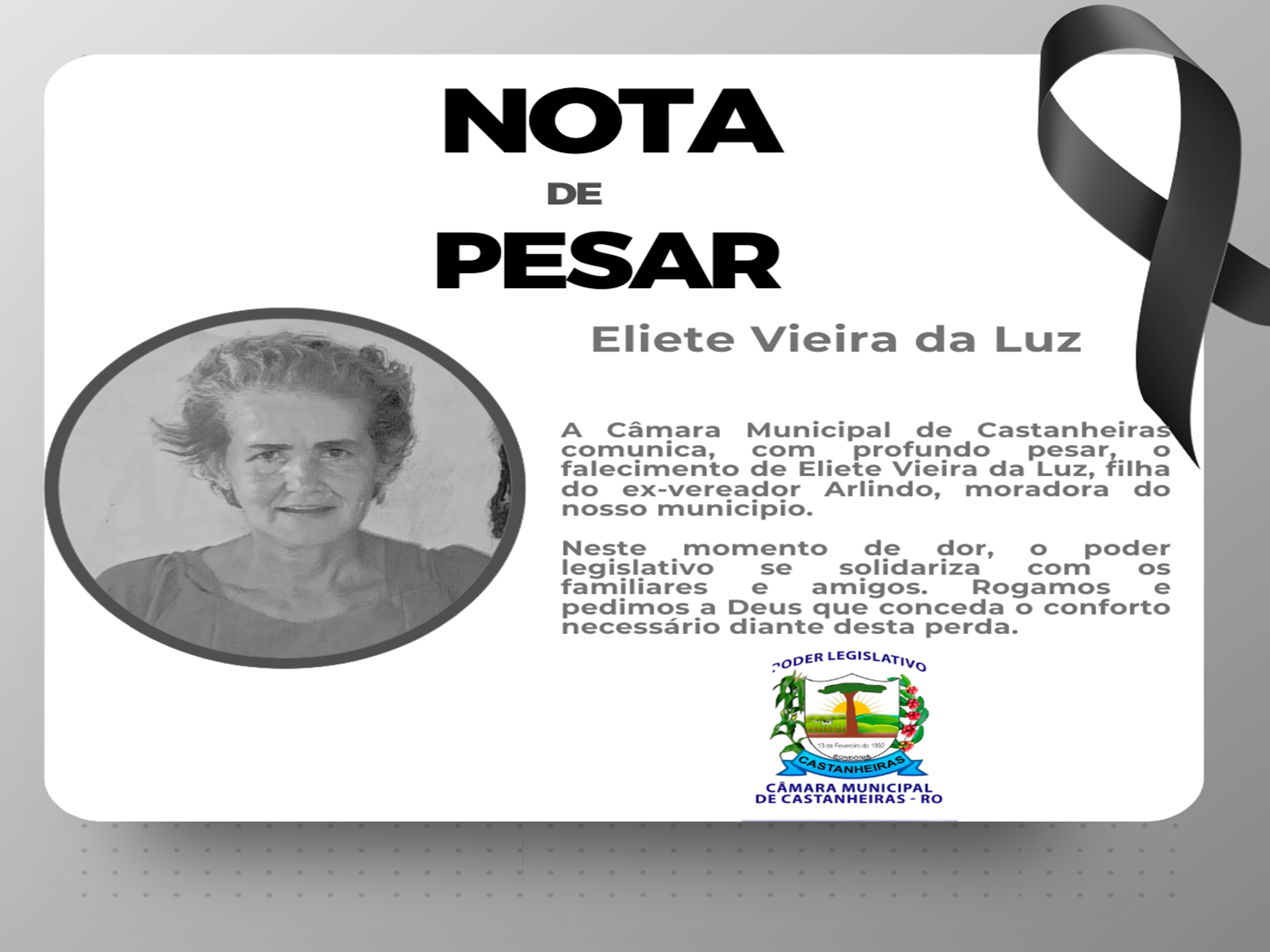Nota de Pesar