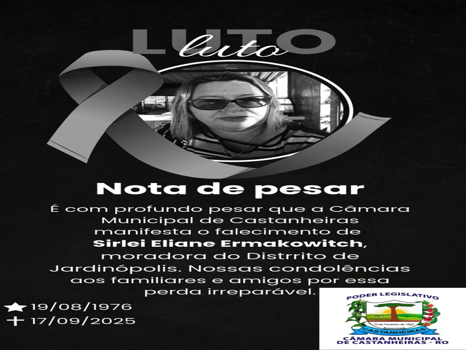 Nota de Pesar
